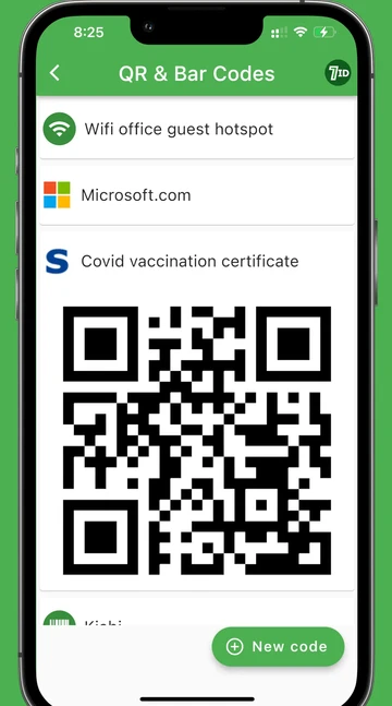 7ID: QR Code App